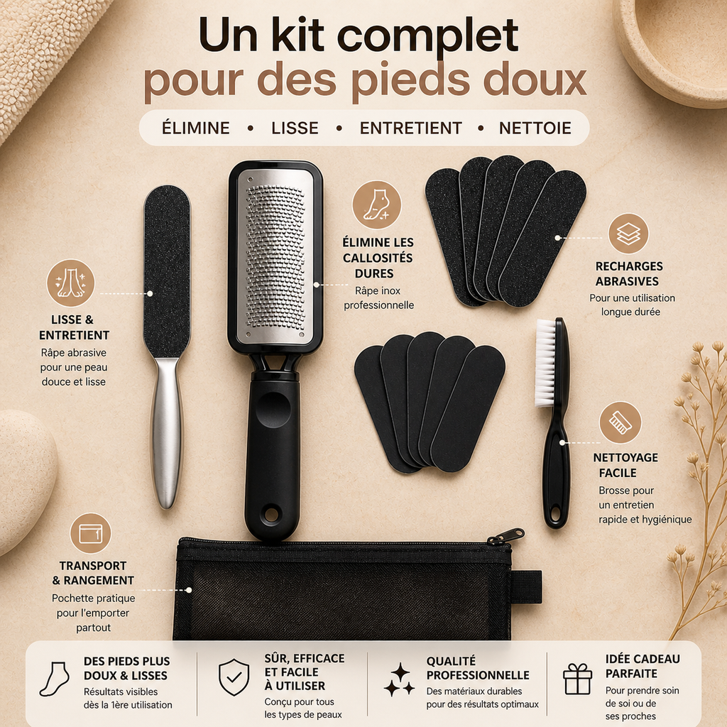 GlowFeet Care™ – Des talons doux et nets dès la première utilisation